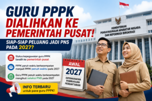 Guru PPPK Dialihkan ke Pemerintah Pusat