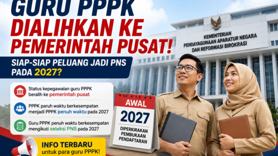 Guru PPPK Dialihkan ke Pemerintah Pusat